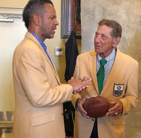Joseph William Namath With Andre Reeds.